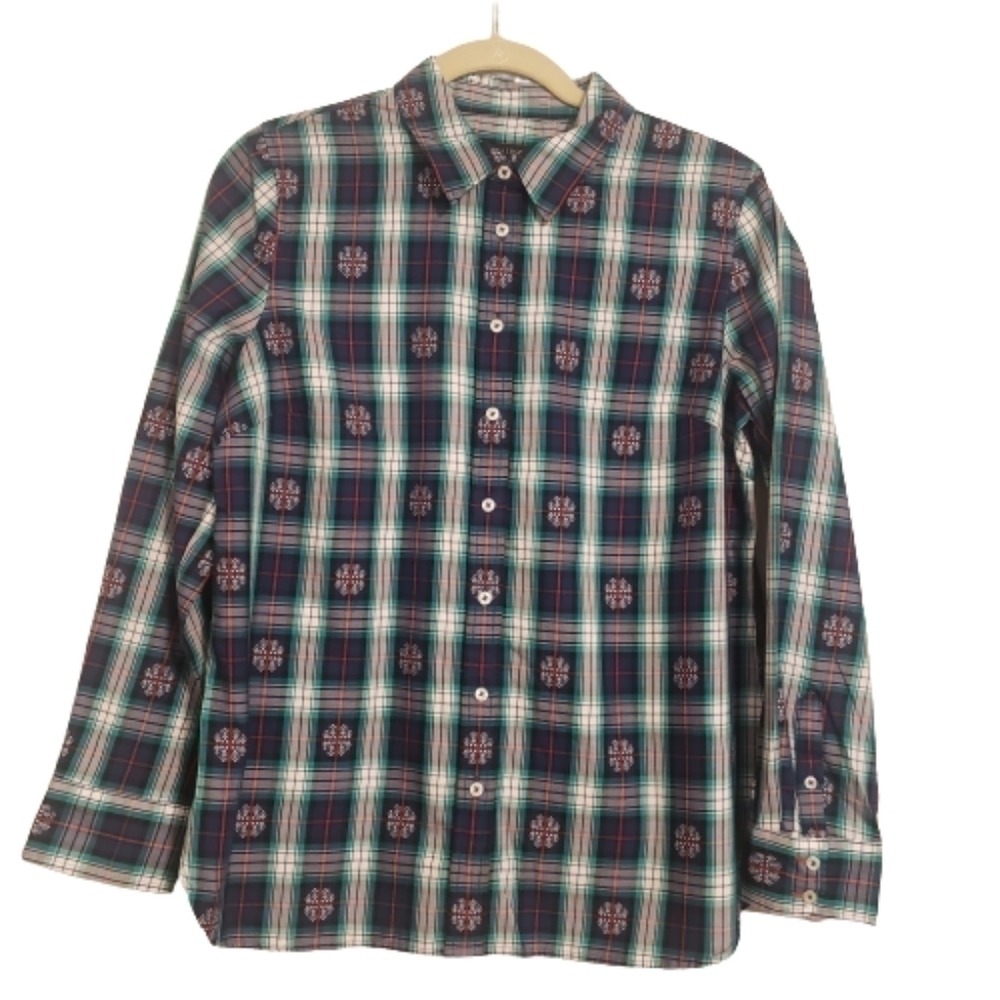 Talbots button down top size M NWT